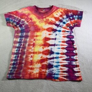 Vintage BVD Shirt Mens XL Multicolor Tie Dye Hippie Psychedelic USA Made 80s
